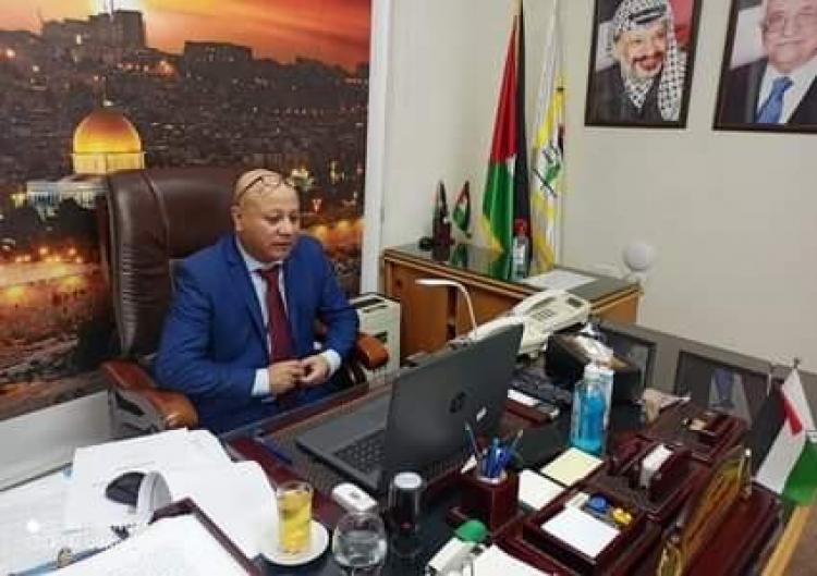 عضو اللجنة التنفيذية لمنظمة التحرير الفلسطينية رئيس دائرة شؤون اللاجئين د. احمد ابو هولي