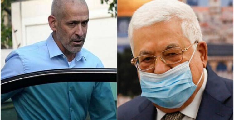 الرئيس الفلسطيني محمود عباس ورئيس الشاباك الإسرائيلي