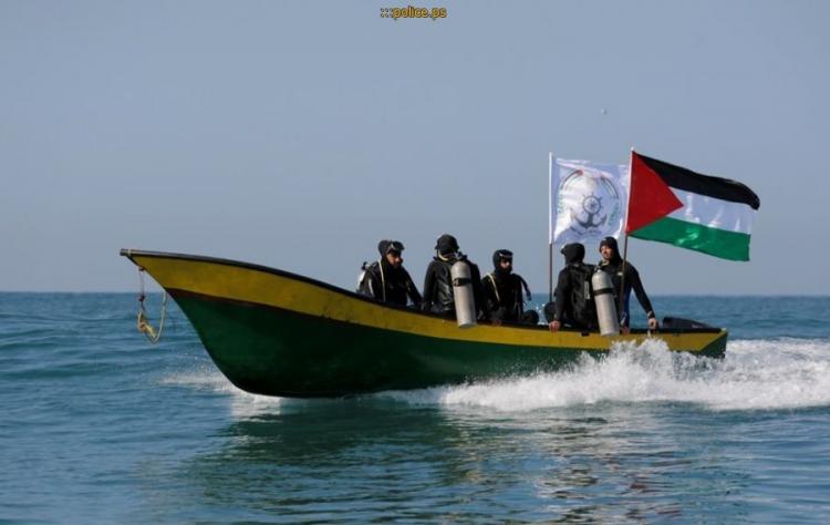 الشرطة البحرية في غزة