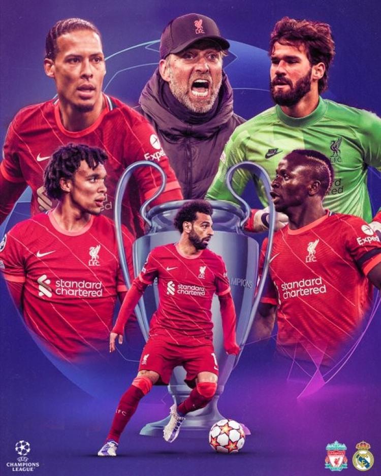 مباراة ليفربول وريال مدريد