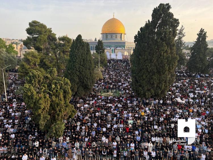 صلاة العيد في المسجد الأقصى