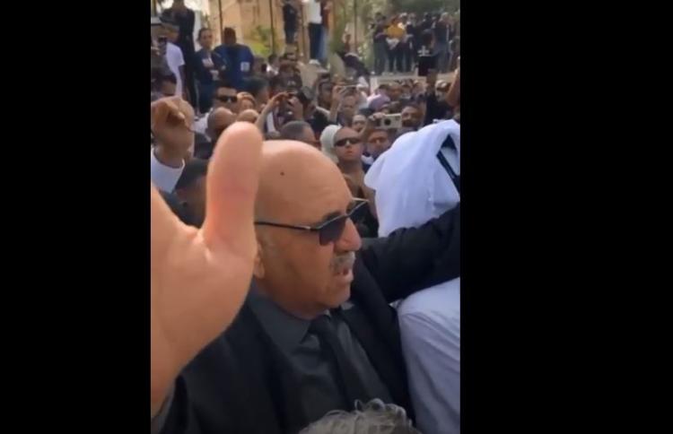 مدير مكتب الجزيرة في فلسطين وليد العمري في وداع شيرين أبو عاقلة