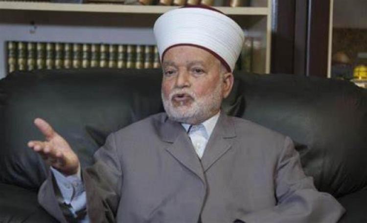 المفتي العام للقدس والديار والفلسطينية، خطيب المسجد الأقصى المبارك الشيخ محمد أحمد حسين
