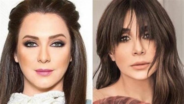سلاف فواخرجي وكاريس بشار