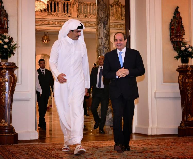 زيارة أمير قطر إلى مصر