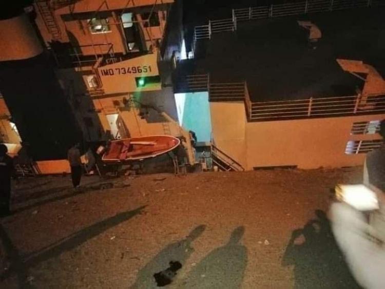 غرق سفينة شحن