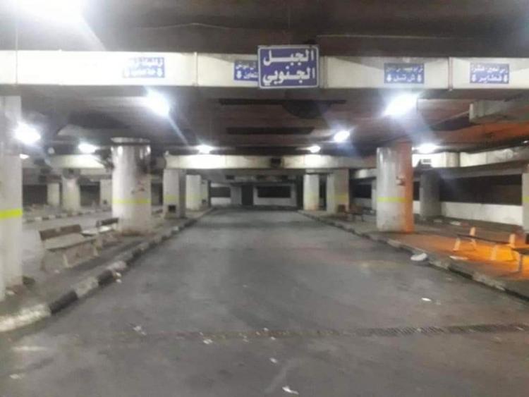 جانب من اضراب التكاسي