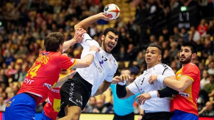 مباراة مصر وتونس في بطولة أمم إفريقيا لكرة اليد