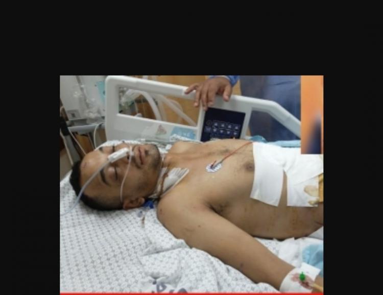 الشاب المصاب