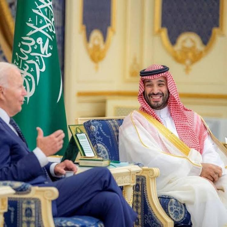 الرئيس الأمريكي ومحمد بن سلمان