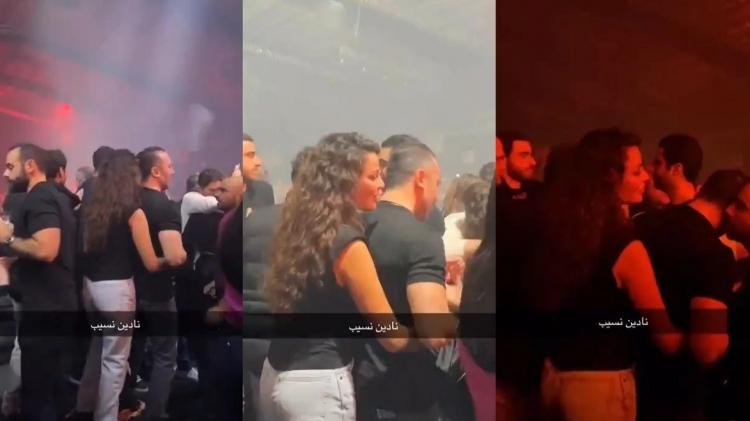 نادين نجيم في ملهى ليلي