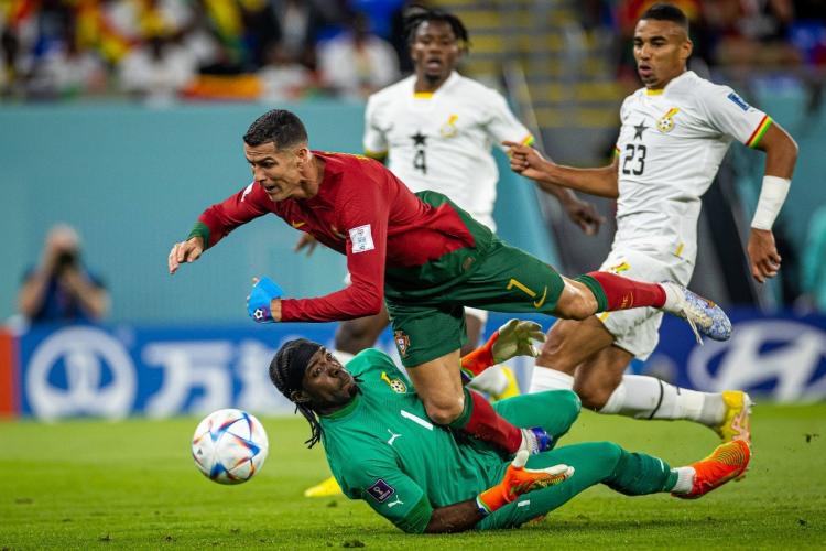 كرستيانو رونالدو في مباراة غانا والبرتغال