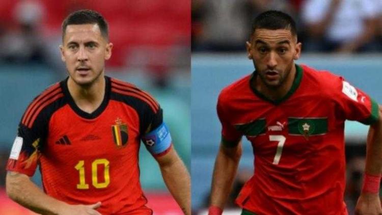 مباراة المغرب وبلجيكا