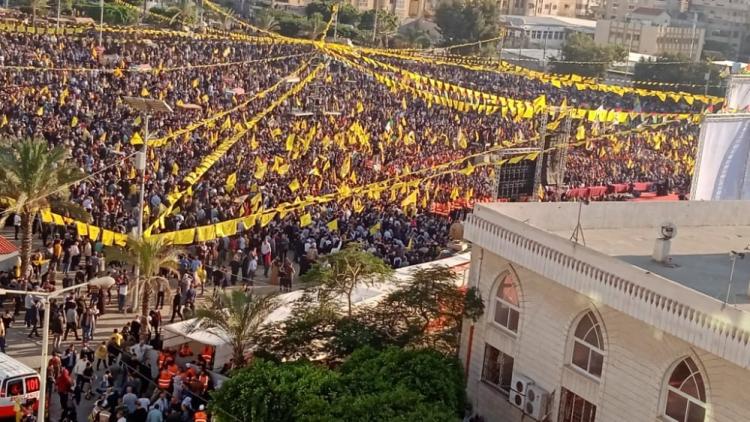 مهرجان ذكرى وفاة الرئيس الراحل ياسر عرفات بغزة