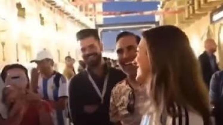 مشجعة أرجنتينية