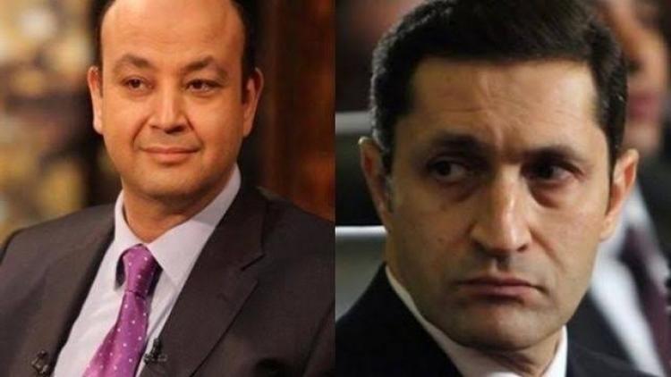 عمرو أديب وعلاء مبارك