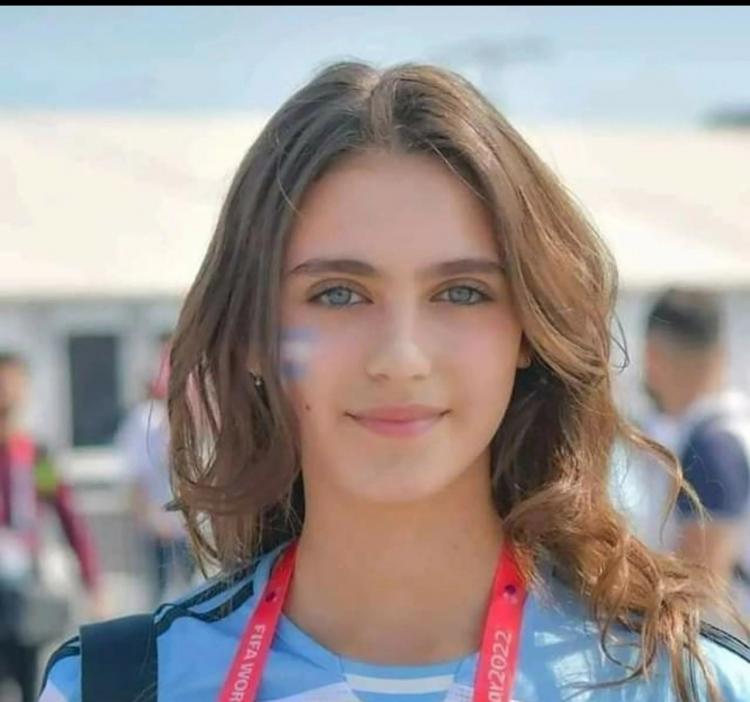 مشجعة أرجنتينية
