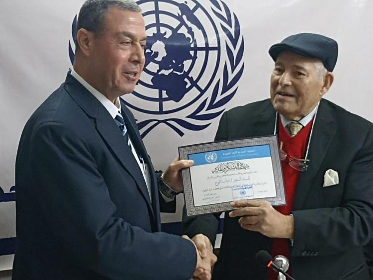 سفير دولة فلسطين لدى جمهورية مصر العربية ومندوبها الدائم لدى جامعة الدول العربية دياب اللـوح