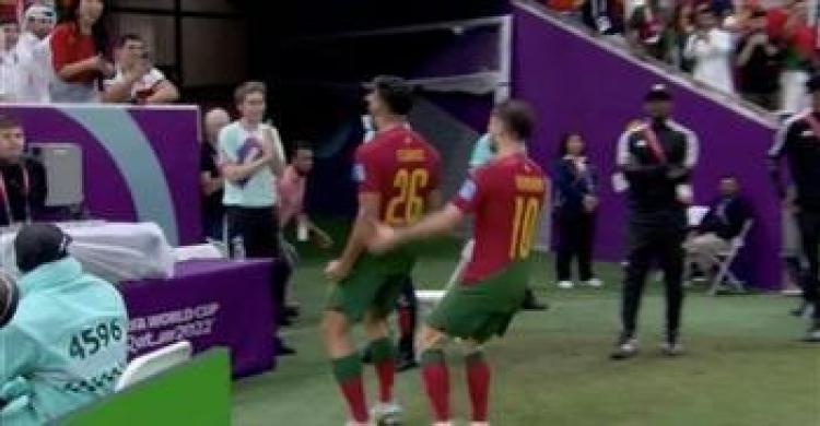 البرتغال تتقدم على سويسرا بهدفين نظيفين في كأس العالم 2022