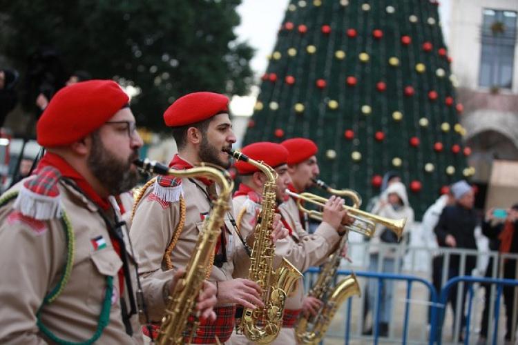 الاحتفال بعيد الميلاد المجيد في مدينة بيت لحم