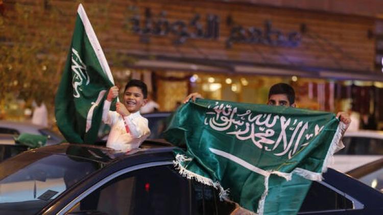 احتفالات السعوديين