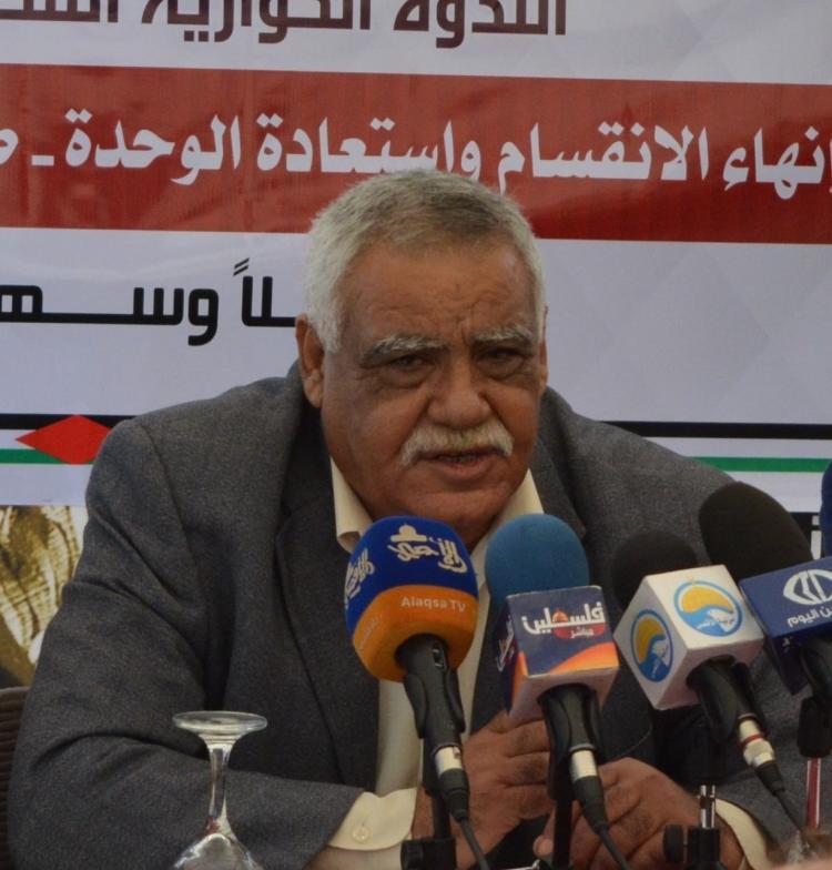 صالح ناصر رئيس اللجنة السياسية في المجلس الوطني الفلسطيني وعضو المكتب السياسي للجبهة الديمقراطية لتحرير فلسطين