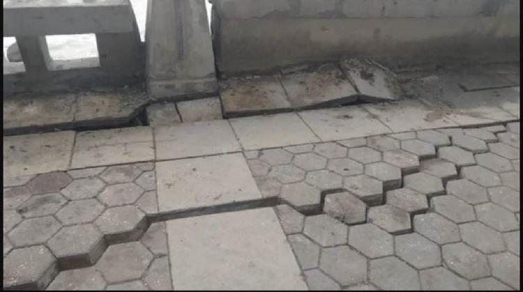 انشقاق أرضي في مدينة الإسكندرية