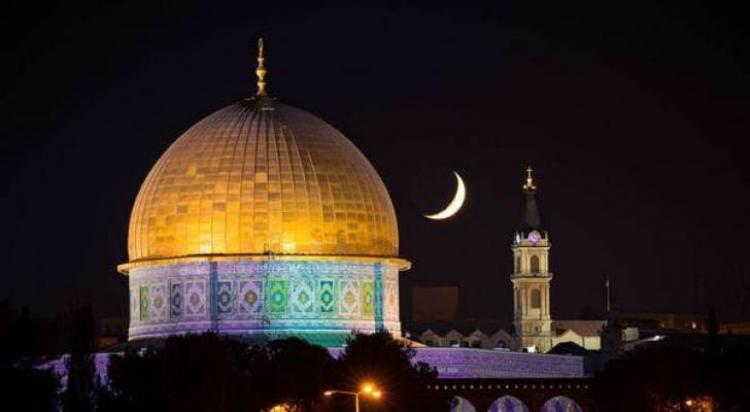 هلال رمضان في سماء القدس
