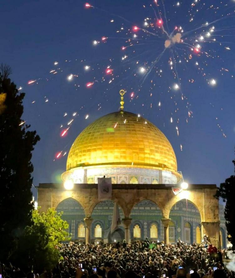 المسجد الأقصى المبارك فجر اليوم
