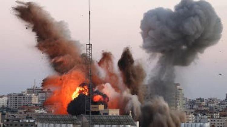 صورة أرشيفية _ قصف إسرائيلي على غزة
