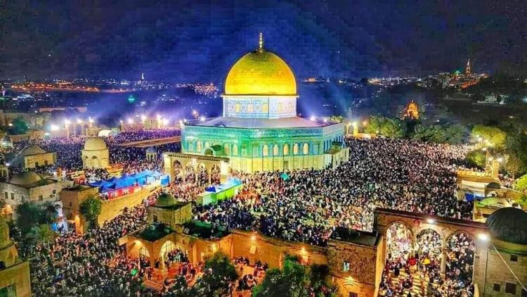 المسجد الاقصى في ليلة 27 رمضان