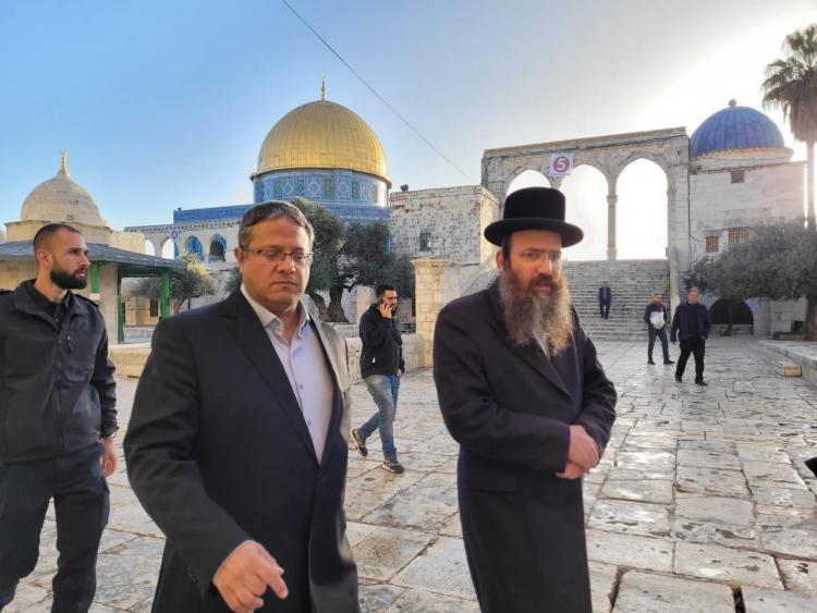 وزير الأمن القومي الإسرائيلي المتطرف إيتمار بن غفير