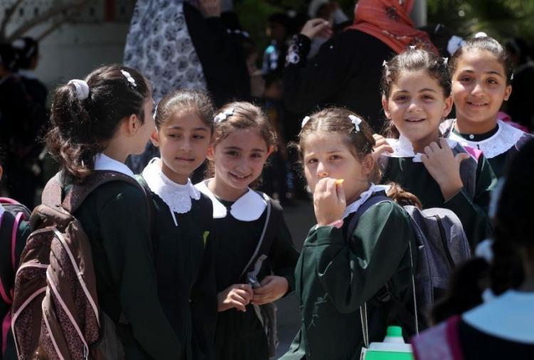احدى مدارس غزة الحكومية