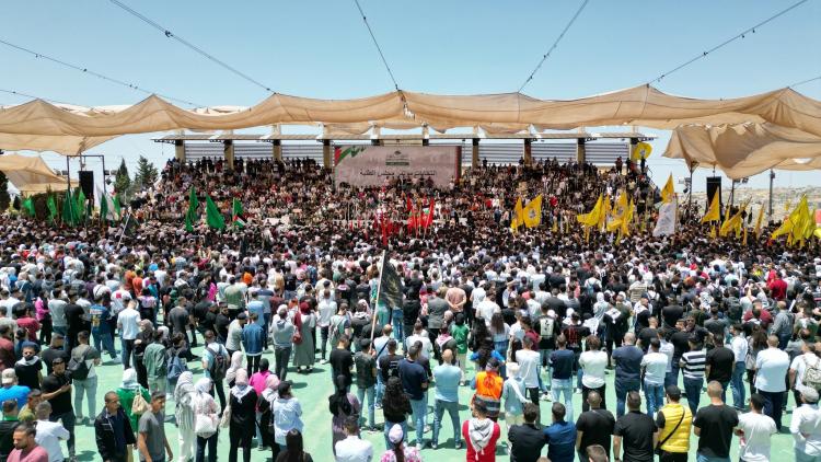 من المناظرة الانتخابية لانتخابات مؤتمر مجلس طلبة جامعة بيرزيت للدورة 2023-2024