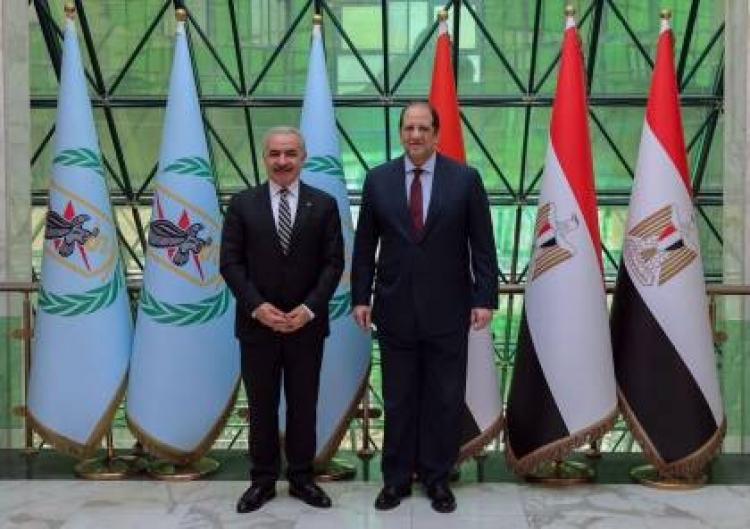 رئيس الوزراء د. محمد اشتية ورئيس جهاز المخابرات عباس كامل