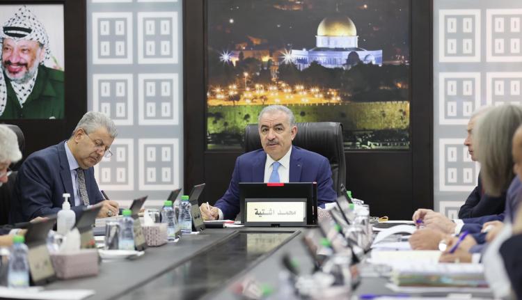 محمد اشتية رئيس الوزراء الفلسطيني