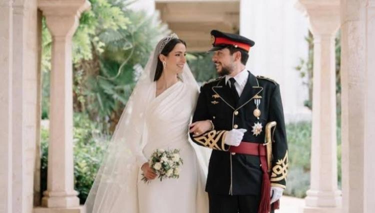 الأميرة رجوة وولي العهد الأردني