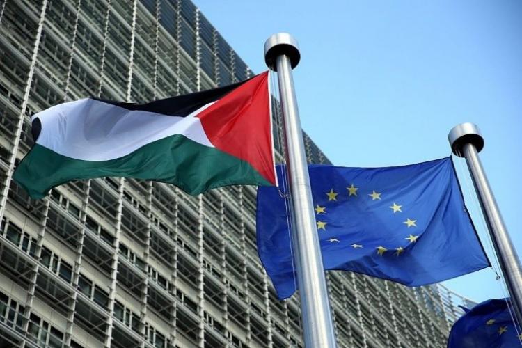 علمي فلسطين والاتحاد الأوروبي