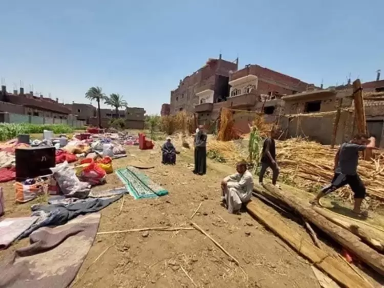 صورة من القرية المصرية التي تتعرض لحرائق غامضة