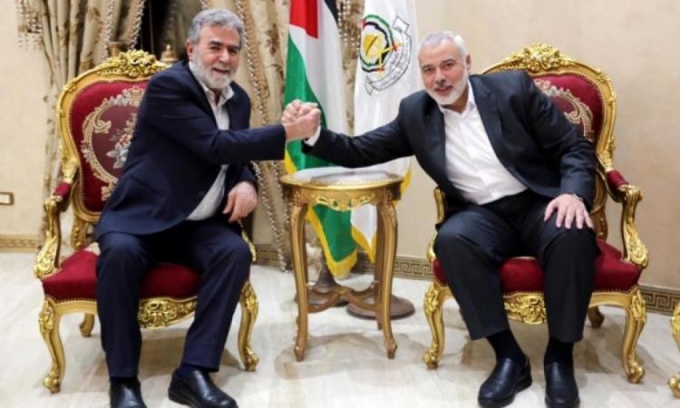اسماعيل هنية وزياد النخالة