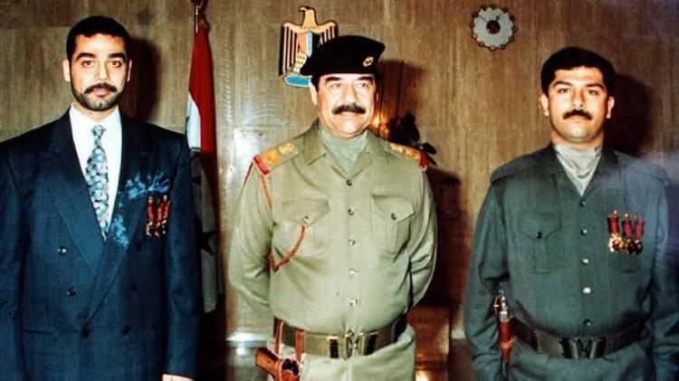 صدام حسين ونجليه