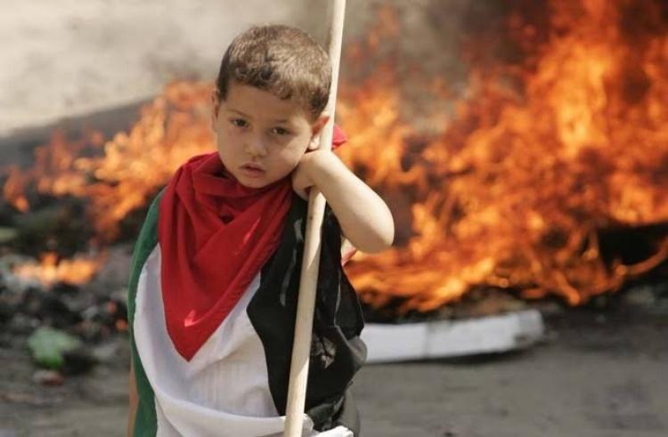 طفل فلسطيني