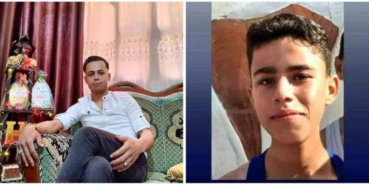 الشابين بسام احمد الدربي وهادي أحمد  كساب