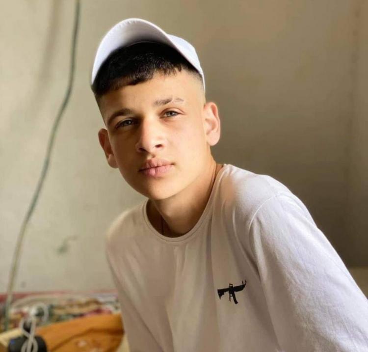 الشهيد الفتى محمد فؤاد البايض الذي ارتقى برصاص الاحتلال في قرية أم صفا شمال غرب رام الله
