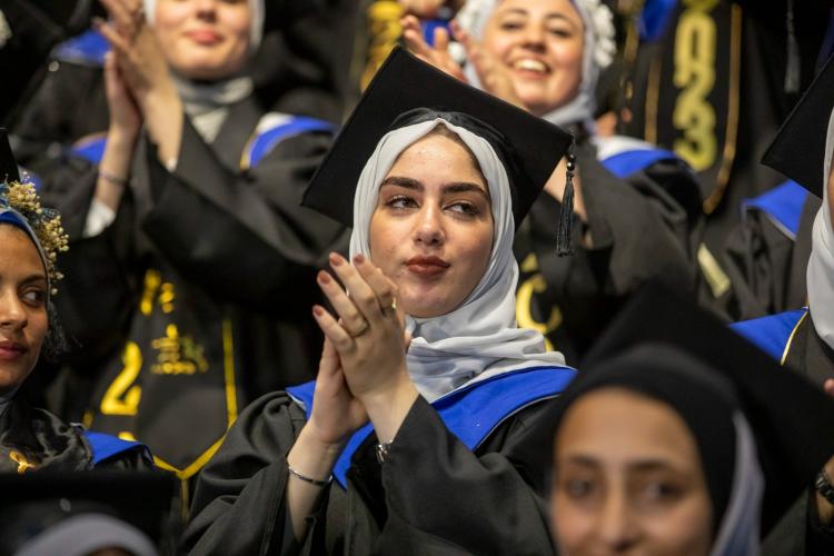 تخريج الفوج الرابع والعشرين من طلبة الكلية الجامعية للعوم التطبيقية