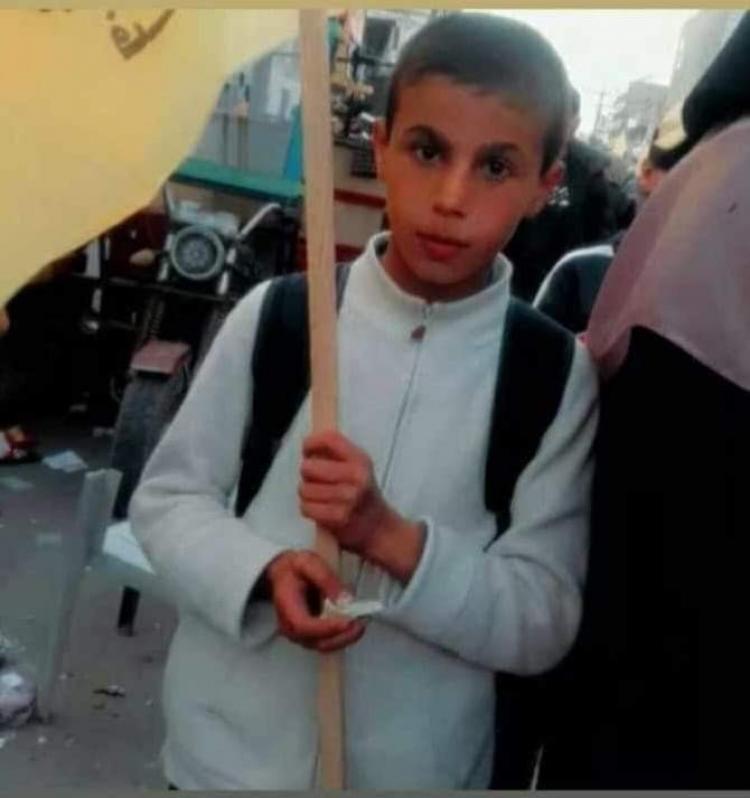 الطفل المغدور فتحي حمدي الشاعر