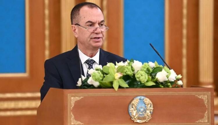 السفير الفلسطيني، عميد السلك الدبلوماسي العام في كازاخستان، د. منتصر أبو زيد