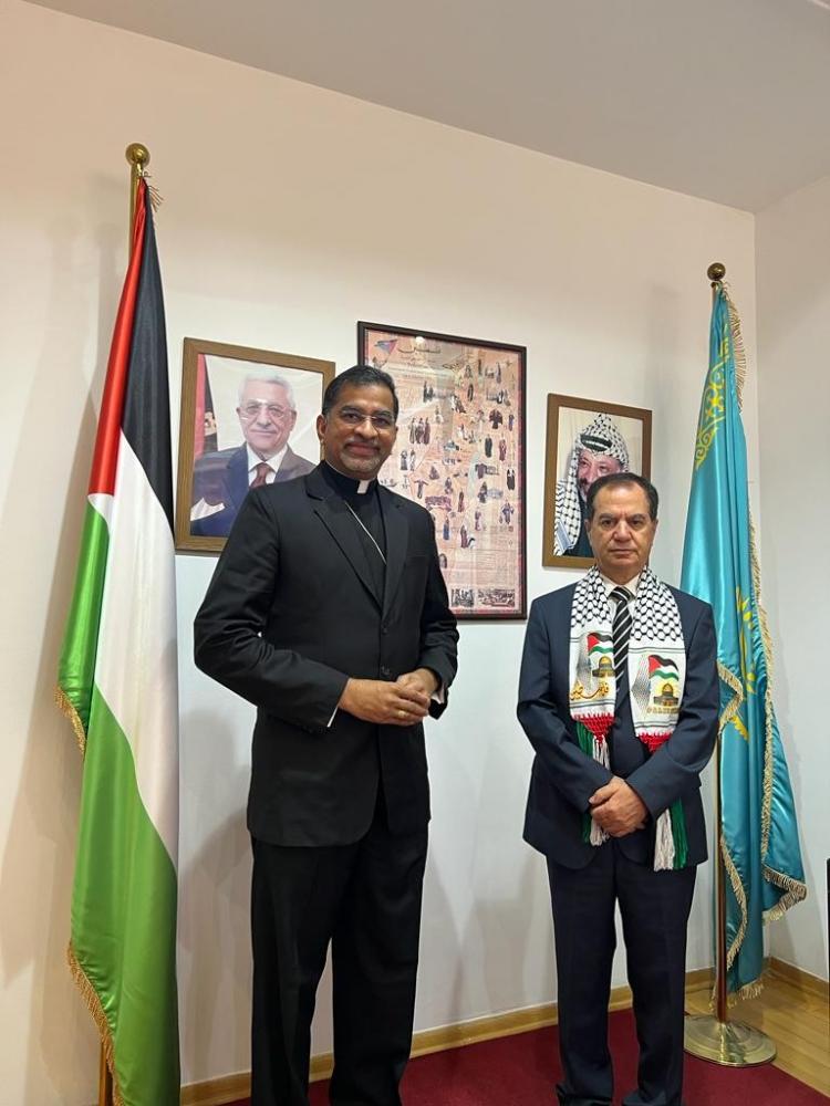 السفير منتصر أبو زيد ونظيره سفير الفاتيكان