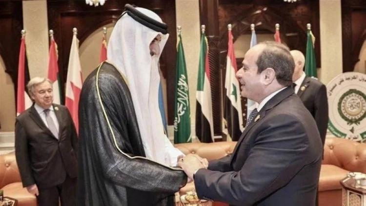 قمة مصرية قطرية