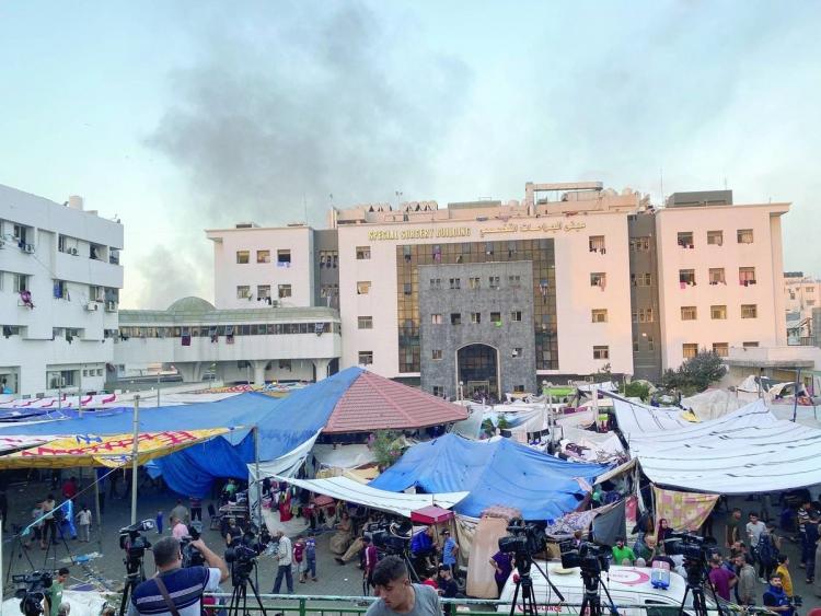 اقتحام مستشفى الشفاء